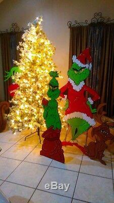 Grinch Stealing Christmas! HUGE over 5 feet tall