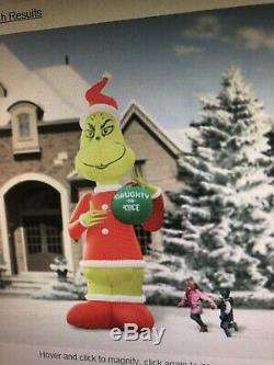 Grinch XL 18 Foot Xmas Inflatable Grinch, New