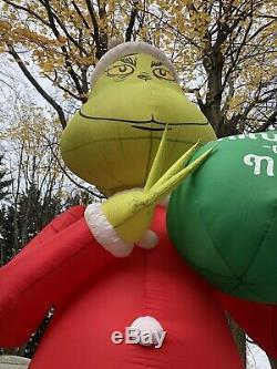 Grinch XL 18 Foot Xmas Inflatable Grinch, New