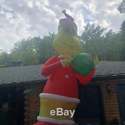 Grinch XL 18 Foot Xmas Inflatable Grinch, New