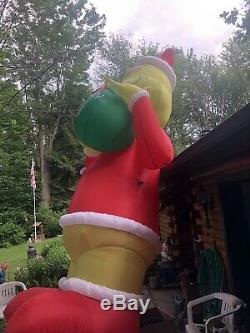 Grinch XL 18 Foot Xmas Inflatable Grinch, New