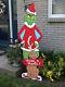 Grinch And Max Yard Art 48 Inches Tall