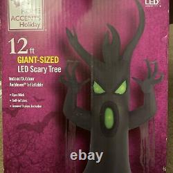 HALLOWEEN 12 Foot Giant Sized LED Scary Tree Air blown Inflatable