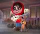 Halloween 6.5 Ft. Coco Miguel With Guitar And Dante Dog Inflatable Airblown