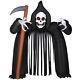 Halloween 9.5 Ft Grim Reaper Skull Sickle Archway Arch Airblown Inflatable