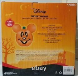 HALLOWEEN 9.5 FT MICKEY MOUSE PUMPKIN JACK O LANTERN HEAD Airblown Inflatable