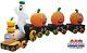 Halloween Huge 14 Ft Ghost Pumpkin Train Airblown Lighted Inflatable Yard Decor