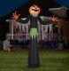 Halloween Pumpkin Man Projection Kaleidoscope Haunted Inflatable Airblown 12 Ft