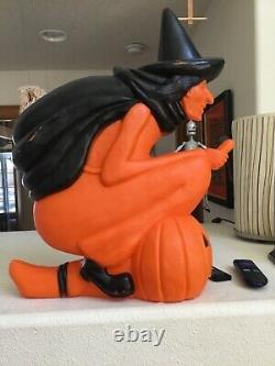 HALLOWEEN rare Featherstone blow old Witch