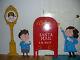 Hand Made 4-piece. Macy's Virginia, Ollie, Mail Box, & Meter Christmas Yard Art