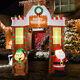 Homcom 9' Lighted Christmas Inflatable Archway Santa & Gingerbread Man
