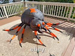 HOME ACCENTS INFLATABLE AIRBLOWN 9 FT HALLOWEEN animated Spider! Head Moves