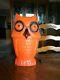 Htf Tico Toys Halloween Blow Mold Owl Lighted Yard Decoration 13.5 In
