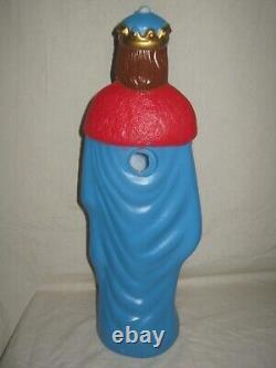 HTF Vintage Christmas 22 Empire 3 Wise Men Man King Blow Mold Figure Nativity