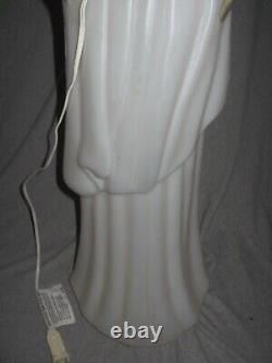 HTF Vintage TPI Lighted Blow Mold 34 Angel with Horn Holiday Christmas Nativity