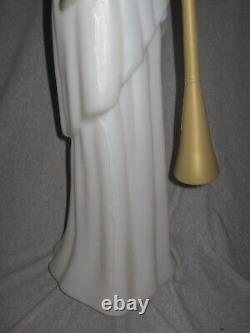 HTF Vintage TPI Lighted Blow Mold 34 Angel with Horn Holiday Christmas Nativity