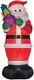 Huge 16 Foot Led Lighted Santa Gifts Airblown Inflatable Outdoor Yard Decoration