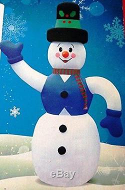 HUGE 20 ft Tall Lighted Snowman Inflatable Christmas Holiday RARE FIND