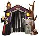 Huge Halloween Inflatable Haunted House Arch Archway Skeleton Ghost Decoration