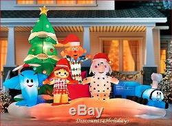 HUGE! Rudolph The Rednose Reindeer Island of Misfit Toys Christmas Inflatable