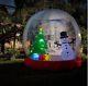 Huge! Winter Lane 10'ft X 10 Ft Inflatable Snow Globe Christmas Decor New