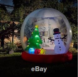 HUGE! Winter Lane 10'FT X 10 FT Inflatable Snow Globe CHRISTMAS DECOR NEW