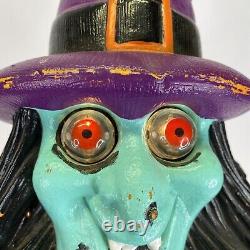 Halloween 36 Witch Blow Mold By Paper Magic Group Inc. 1997 TESTED WORKING