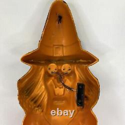 Halloween 36 Witch Blow Mold By Paper Magic Group Inc. 1997 TESTED WORKING