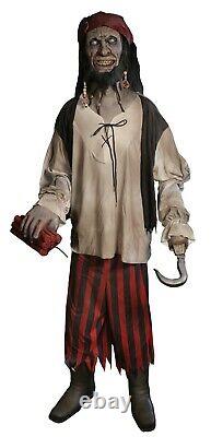 Halloween Animatronic Lifesize Pirate Haunted House Prop Decor== Free Step Pad