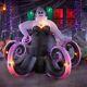 Halloween Decorations 7 Ft. Led Animated Ursula With Eels Inflatable