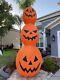 Halloween Gemmy 12 Ft Giant Orange Pumpkin Stack Jack O Lantern Inflatable New
