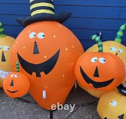 Halloween Gemmy Airblown Inflatable Pumpkin Patch OVER 12' LONG Halloween Gemmy Airblown Inflatable Pumpkin Patch OVER 12' LONG