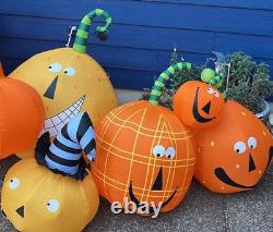 Halloween Gemmy Airblown Inflatable Pumpkin Patch OVER 12' LONG Halloween Gemmy Airblown Inflatable Pumpkin Patch OVER 12' LONG