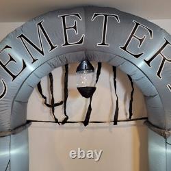 Halloween Haunted Cemetery 8' Arch Inflatable Decor LED Light Up