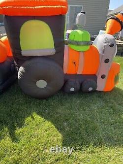 Halloween Inflatable 12 Foot Animated Train Gemmy