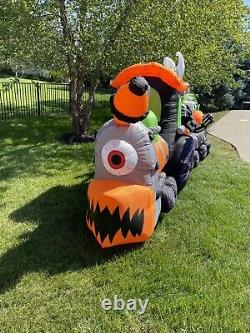 Halloween Inflatable 12 Foot Animated Train Gemmy