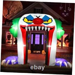 Halloween Inflatables Clown Archway Outdoor Decorations 10ft Giant Large Scary