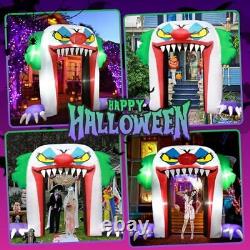 Halloween Inflatables Clown Archway Outdoor Decorations 10ft Giant Large Scary