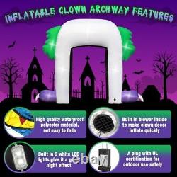 Halloween Inflatables Clown Archway Outdoor Decorations 10ft Giant Large Scary