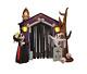 Halloween Self-inflatable Haunted House Decoration With Internal Lighting