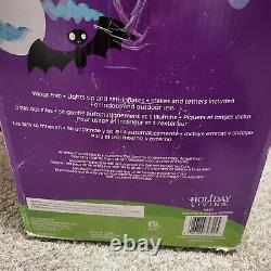 Halloween inflatable projection kaleidoscope dragon with moving wings Gemmy