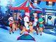 Hard To Find! 7 Foot Animated Christmas Carousel Similar To Airblown Inflatable