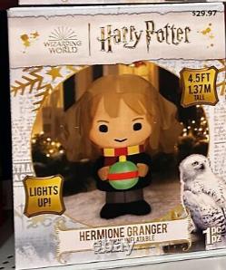 Harry Potter & Hermione Granger 4.5' Christmas Airblown Inflatables BUNDLE