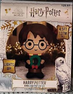 Harry Potter & Hermione Granger 4.5' Christmas Airblown Inflatables BUNDLE