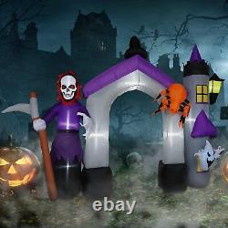 Haunted House 10 Ft Arch Halloween Inflatable Outdoor Yard Decorations Clearance