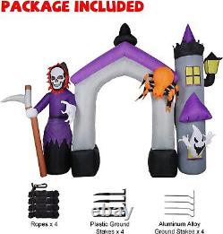 Haunted House 10 Ft Arch Halloween Inflatable Outdoor Yard Decorations Clearance
