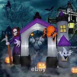 Haunted House 10 Ft Arch Halloween Inflatable Outdoor Yard Decorations Clearance