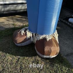 Haunted Living Halloween 12 ft Airblown Inflatable scare crow pumpkin Read