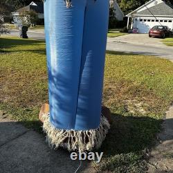Haunted Living Halloween 12 ft Airblown Inflatable scare crow pumpkin Read