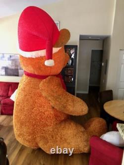 Holiday Living 8.98-ft Lighted Teddy Bear Christmas Inflatable Holiday Living 8.98-ft Lighted Teddy Bear Christmas Inflatable
